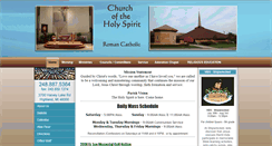Desktop Screenshot of holyspirithighland.com